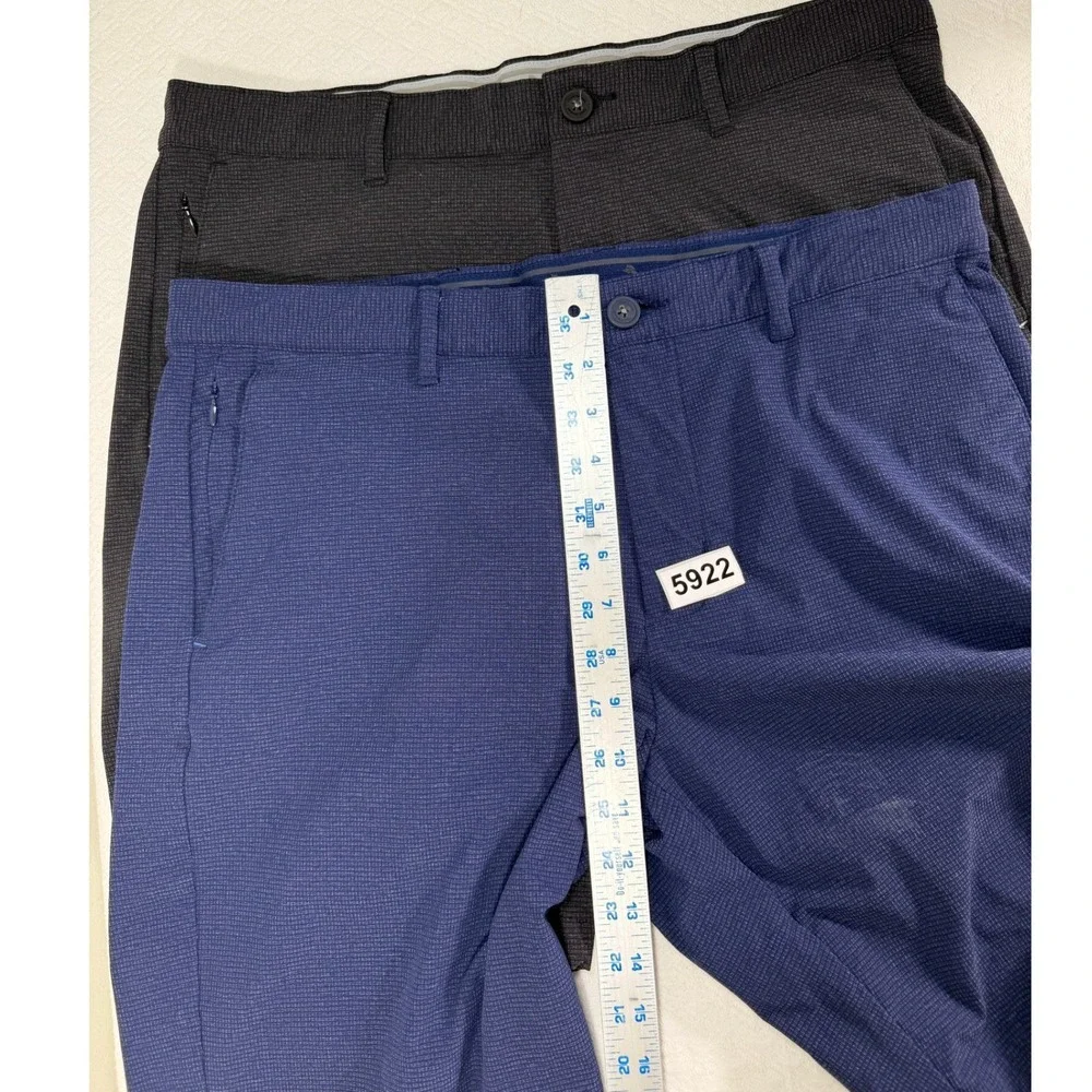 Tommy Bahama Mens Bundle 34x10 Chip Shot Short Navy Grey Golf Shorts Stretch